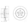 DELPHI BG4201C Brake Disc